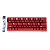 Keyboard Mekanik CNC Aluminium Alloy Hollow-Out Magnetic-Axis K61 Dapat Disesuaikan Esports Low-Latency Berkabel RGB Backlit Desktop