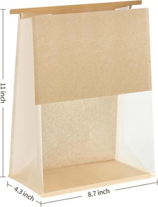 Sacchetti Personalizzati in Carta Kraft Richiudibili con Stampa Flessografica Classica, Biodegradabili ed Ecologici per Panifici Commerciali - Product Image 2