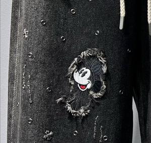 F076/Conjunto de Ropa de Algodón con Diseño de Marca Moderna para Mujer, Jeans de Otoño, Nuevo Estilo, Patrón Sólido, Atuendo Elegante para Moda Urbana - Product Image 5