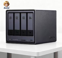 UGREEN-Stockage 4 baies DXP4800 Plus Multitâche fluide avec 8 Go de RAM DDR5 ultra-rapide (extensible jusqu'à 16 Go)