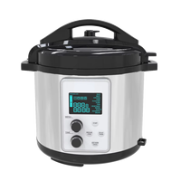 Autocuiseur Électrique Multifonction en Acier Inoxydable GT601-M06 à Commande Micro-ordinateur, 6L-8L, Cuiseur à Riz Domestique Antiadhésif