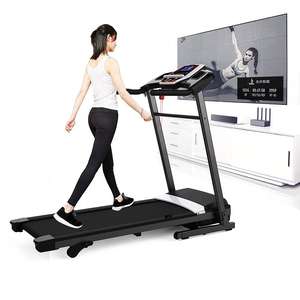 Tapis de course pliable 370A de 5 pouces avec écran LED pour la perte de poids et le fitness à domicile, avec support pour tablette - Product Image 2