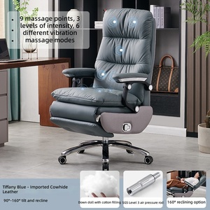 Chaise de bureau exécutive moderne pour la maison avec accoudoirs articulés, fonction de relaxation inclinable, confortable pour l'ordinateur P128-PM-GM Working C - Product Image 3