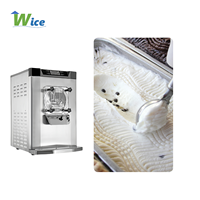 Machine à glace, machine à glaces molles, machine à gelato à double compresseur