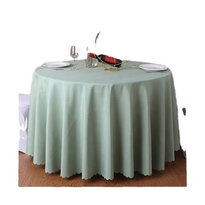 Custom Color High Quality Solid Color <b>Tablecloths</b> Tassel <b>Round</b> <b>Tablecloth</b> Cotton Linen <b>Table</b> Cloth - Product Image 4