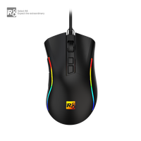 Grosir gaya sederhana ergonomis RGB USB kabel 7 tombol 1200-7200 DPI Mouse Gaming dapat diprogram