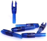 Embout et queue de flèche en plastique HT pour tiges de flèches de 4,2 mm (ID .165 po), lot de 12, pour arcs composés/récurves - Tir à l'arc
