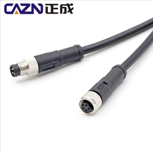 M8 loạt không được bảo vệ thẳng/Góc nam và nữ overmolded cắm 3 4 5 6 8 chân một B D mã tùy chỉnh Cáp - Product Image 3