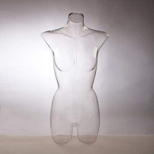 Maniquí Femenino de Medio Cuerpo, Cintura Recta, Torso Transparente <span class=keywords><strong>para</strong></span> <span class=keywords><strong>Ropa</strong></span> <span class=keywords><strong>Interior</strong></span> - Product Image 4