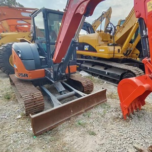 Mini-excavatrice haute performance de 6 tonnes ZX60USR, équipement de creusement de canalisations, pompe, roulement, moteur, marque originale importée du Japon - Product Image 4