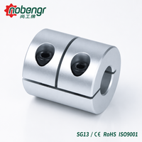 Coupleur micro-rigide industriel en aluminium à vis de serrage, sans jeu, sans compensation, direct, pour servomoteur, moteur pas à pas, équipement CNC de laboratoire