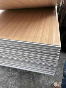 แผ่นไม้วีเนียร์ไม้สำหรับตกแต่งภายในแบบคลาสสิกทันสมัยแผ่นพื้นหลังติดผนังแผ่นไม้ไผ่กันไฟเรขาคณิตกันน้ำ - Product Image 2