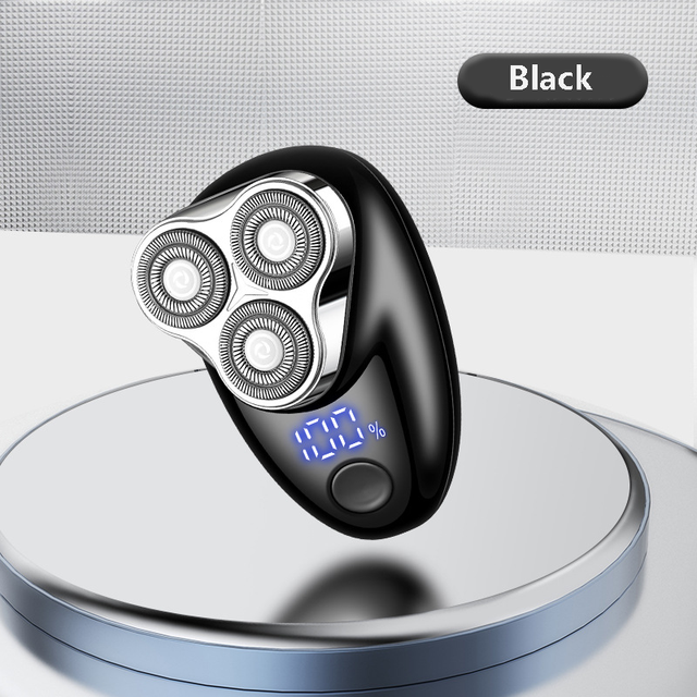2025 Hot Selling Mini Portable USB Rechargeable Electric Shaver for Men 3 Head Shaver for Household Use