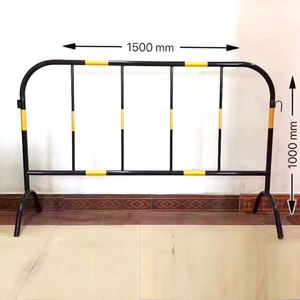 Barriere di Sicurezza Stradale Portatili in Tubo di Ferro Zincato Riflettente per Controllo Folla e Veicoli - Product Image 5