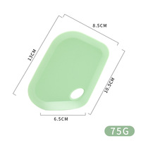 Grattoir à pâte en silicone, grattoir de cuisine 13 cm, coupe-pâte flexible pour la pâtisserie