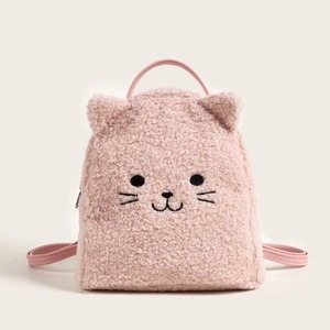 Promotional Customized LOGO Children's Plush Backpack School Bag <strong>Handbag</strong> Travel Small <strong>Rucksack</strong> Portable - Product Image 1