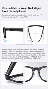 Lunettes de caméra Xo1 UltraSmart avec photos 8MP et vidéo 1080P, stockage 32 Go et étanchéité IP64, photographie et <span class=keywords><strong>traduction</strong></span> en temps réel - Product Image 3