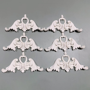 Moulures <span class=keywords><strong>de</strong></span> meubles en polyuréthane durables, sculptées en forme <span class=keywords><strong>de</strong></span> fleurs, décoratives, intérieures, plates, <span class=keywords><strong>pour</strong></span> villa, hôtel - Product Image 5