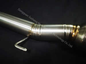 Tubo de escape principal de aleación de titanio para coche, piezas de rendimiento de coche de carreras, tubo de salida para GR <span class=keywords><strong>Yairs</strong></span> 2020, 76mm - Product Image 3