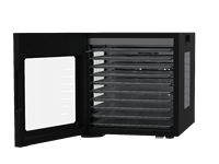 Déshydrateur alimentaire électrique 850W avec contrôle numérique, capacité de 10 plateaux, chauffage à 360°, plateau en acier inoxydable jusqu'à 75°C