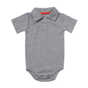 Tutina Estiva per Neonata in Cotone, Maglietta Polo <span class=keywords><strong>con</strong></span> Bottoni e Maniche Corte, Completo per Gattonare 100% Cotone - Product Image 6