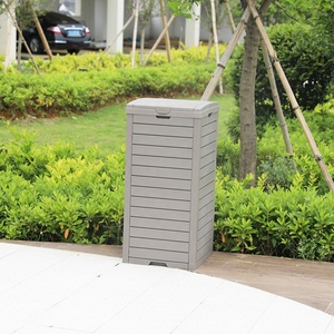 Poubelle à <span class=keywords><strong>compost</strong></span> en plastique de 38 gallons pour patios, cuisines et divertissements en plein air, avec couvercle et <span class=keywords><strong>bac</strong></span> d'égouttement - Product Image 2