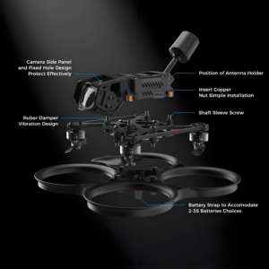 <span class=keywords><strong>Drone</strong></span> Quadricottero BETAFPV Pavo20 4K HD FPV con Telecamera Grandangolare e Motore Brushless Compatibile con <span class=keywords><strong>Drone</strong></span> <span class=keywords><strong>da</strong></span> <span class=keywords><strong>Corsa</strong></span> O3 - Product Image 5