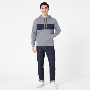Sweat-shirts à capuche élégants pour hommes en tissu polaire, respirants, à séchage rapide, pour l'hiver, décontractés, pour la gym, confortables, streetwear, vente en gros - Product Image 1