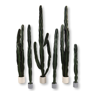 <span class=keywords><strong>Colonne</strong></span> Spirale de Cactus en Gazon Artificiel pour Décoration Intérieure, Matériau PU, 1,9 m de Haut, Réaliste, Écologique, Durable, Naturel - Product Image 2