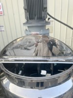 Cuve de mélange en acier inoxydable antidéflagrante 50L 100L 200L, mélangeur de savon liquide, réservoir de mélange de shampoing à double enveloppe