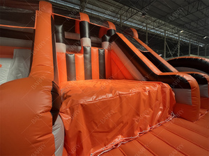 Thiết kế mới trượt lớn nhà bị trả lại thương mại Inflatable công viên chủ đề Rides với trò chơi thể thao khóa học trở ngại - Product Image 5