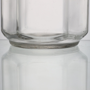 Única Forma hexagonal transparente de 380 ml de vidrio vacío de alimentos mermelada y miel encurtidos frasco con tapa de metal - Product Image 4
