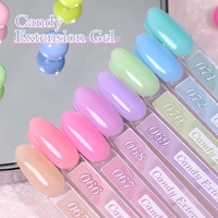 Macaron Construction Gel Laque Extension d'Ongles Fournitures pour Ongles Vente en Gros UV Soak Off Candy Extension Gel