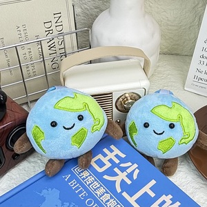 Poupée en peluche Terre amusante, petit porte-clés de sac en forme de Terre de <span class=keywords><strong>dessin</strong></span> <span class=keywords><strong>animé</strong></span> - Product Image 2