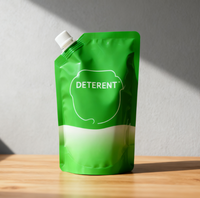 Sachet Doypack imprimé sur mesure avec bec verseur 1L 2L pour lessive en poudre, savon liquide et liquide vaisselle