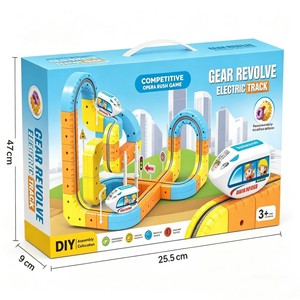 Jouets éducatifs de haute qualité pour enfants : Blocs de construction STEM, <span class=keywords><strong>Voiture</strong></span> sur piste de lévitation magique, <span class=keywords><strong>Voiture</strong></span> de course, Piste lumineuse, Ensemble de train électrique - Product Image 6