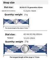 Bracelet tissé en nylon élastique à boucle unique avec boucle magnétique circulaire pour Apple Watch Series 10 9 SE Ultra Band 49mm 46mm 42mm