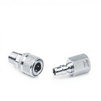 Raccord rapide industriel mâle JIC 37° en acier inoxydable SS316, lisse, pour tube hydraulique, filetage NPT BSPT, remplace
