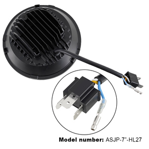 Faro LED de 7 Pulgadas Estilo Porsche con Garantía de 3 Años, 12V 60W, Luz Alta/Baja, Redondo, con Certificación DOT para <span class=keywords><strong>Jeep</strong></span> Wrangler - Product Image 6