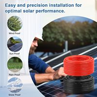 IP67 Wasserdichtes PVC-Solar-PV-Verlängerungskabel 4mm2 6mm2 Kompatibel für Panelverbindung