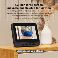 Sonnette de porte intelligente visuelle étanche X8 avec capture automatique, stockage cloud et audio bidirectionnel – Caméra de sonnette sans fil pour la maison
