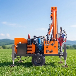 Impianto di Perforazione Multifunzionale per Pozzi d'Acqua e Miniere, 200M, Tipo su Ruote, Portatile con Motore Diesel - Product Image 6