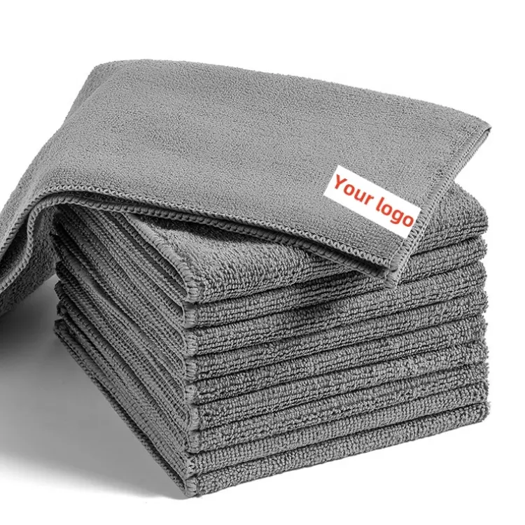 80% panno per la pulizia in microfibra in 20% di poliestere poliammide ordito a maglia asciugamano in microfibra per auto asciugamani da cucina