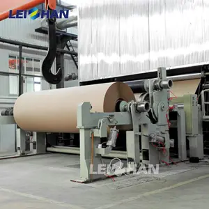 高性能5层凹槽瓦楞纸板生产线牛皮纸制造机出售