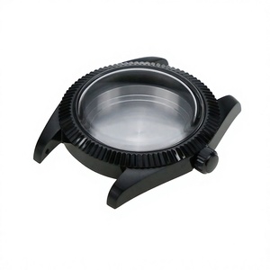 Boîtier de montre en acier inoxydable 316L de qualité supérieure, 38 mm, fin, avec verre bombé, vis et lunette interchangeable, compatible NH34 NH35 NH36 - Product Image 2