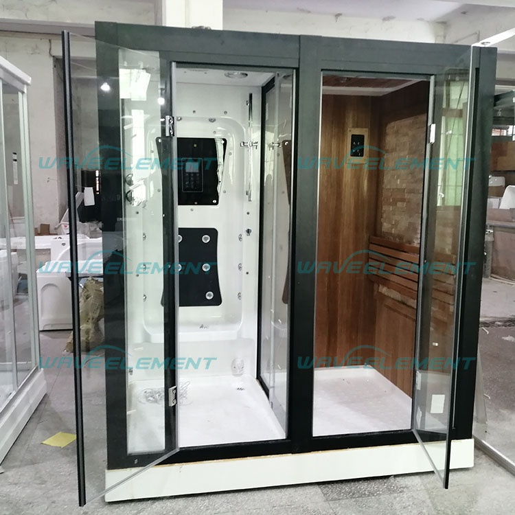 New popular design 2 person indoor portable corner steam sauna room