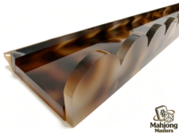 Nouvelle règle de mahjong transparente de luxe, arrangeur de cartes de mahjong en acrylique de 4 mm, poussoir et support de cartes, 4 pièces par ensemble