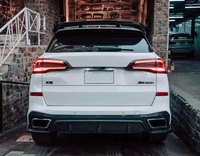 Nouveaux kits de carrosserie en fibre de carbone de haute qualité G05 X5 Black Knight, lèvre avant, grille d'aération, diffuseur, spoiler, jupes de rétroviseurs latéraux pour