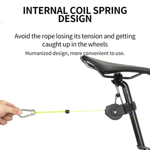 Cuerda de <span class=keywords><strong>remolque</strong></span> de plástico duradera portátil para ciclismo de montaña al aire libre, unidad de tracción de <span class=keywords><strong>remolque</strong></span> para niños, accesorio de bicicleta para montaña - Product Image 4