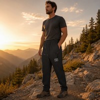 Pantalon Cargo Tactique pour Hommes, 6 Poches, Pantalon de Travail en Coton Mélangé, Jambe Droite, Durable, Construction